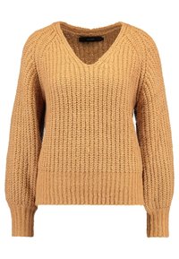 Vero Moda Neule - mottled light brown