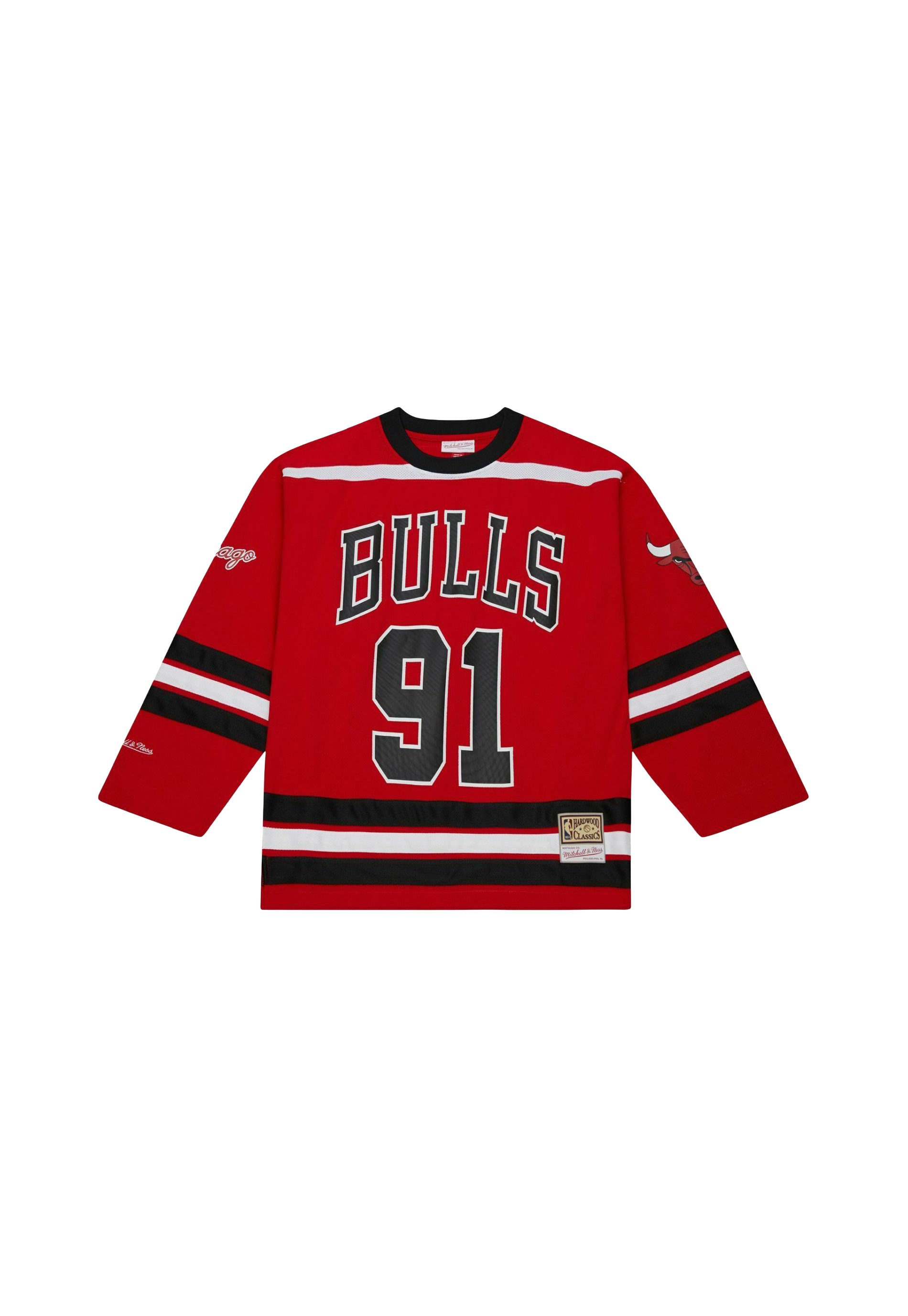 Mitchell & Ness CHICAGO BULLS DENNIS RODMAN - Long sleeved top
