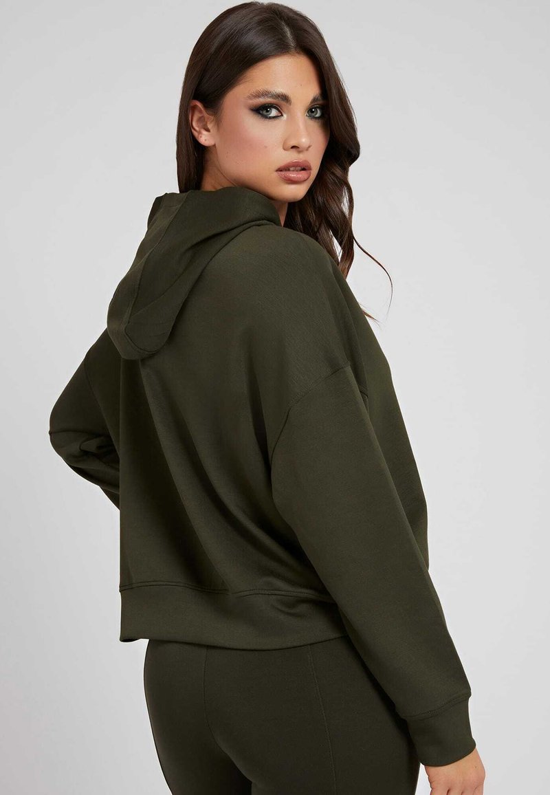Damen Sweatshirts | Guess REFLEKTIERENDES LOGO Sweatshirt grün - JS02335 Damen Sweatshirts | Guess REFLEKTIERENDES LOGO Sweatshirt grün - JS02335