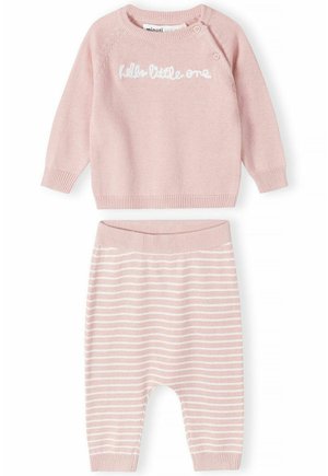 KNITTED JUMPER AND PANTS SET - Jumper - pink