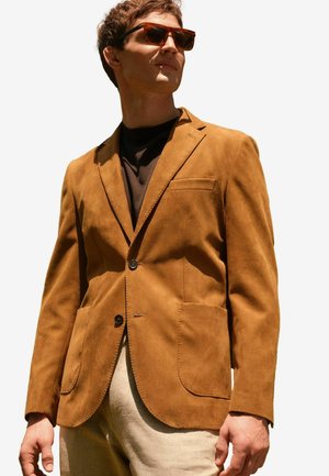 Imitatieleren jas - tan brown