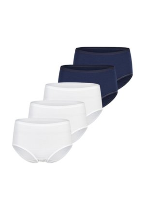 5 PACK - Slip - weiß/dunkelblau