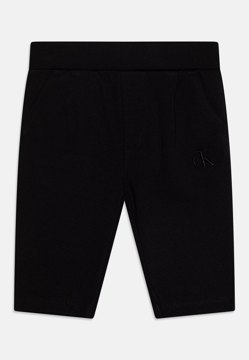 Calvin Klein Jeans BABY CEREMONY PUNTO PANTS UNISEX - Kalhoty - black