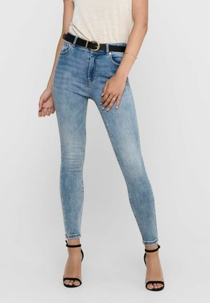 ONLMILA HOHE TAILLE  - Ļoti pieguloši džinsi - light blue denim