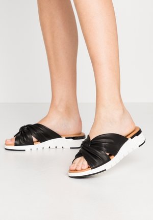 SLIDES - Pantolette flach - black
