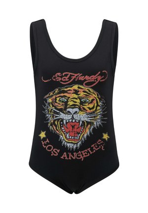 Ed Hardy LA TIGER-ROAR  - Top - black