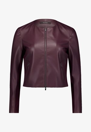 Vera Mont, BLAZER-JACKE - Kunstlederjacke - strong aubergine