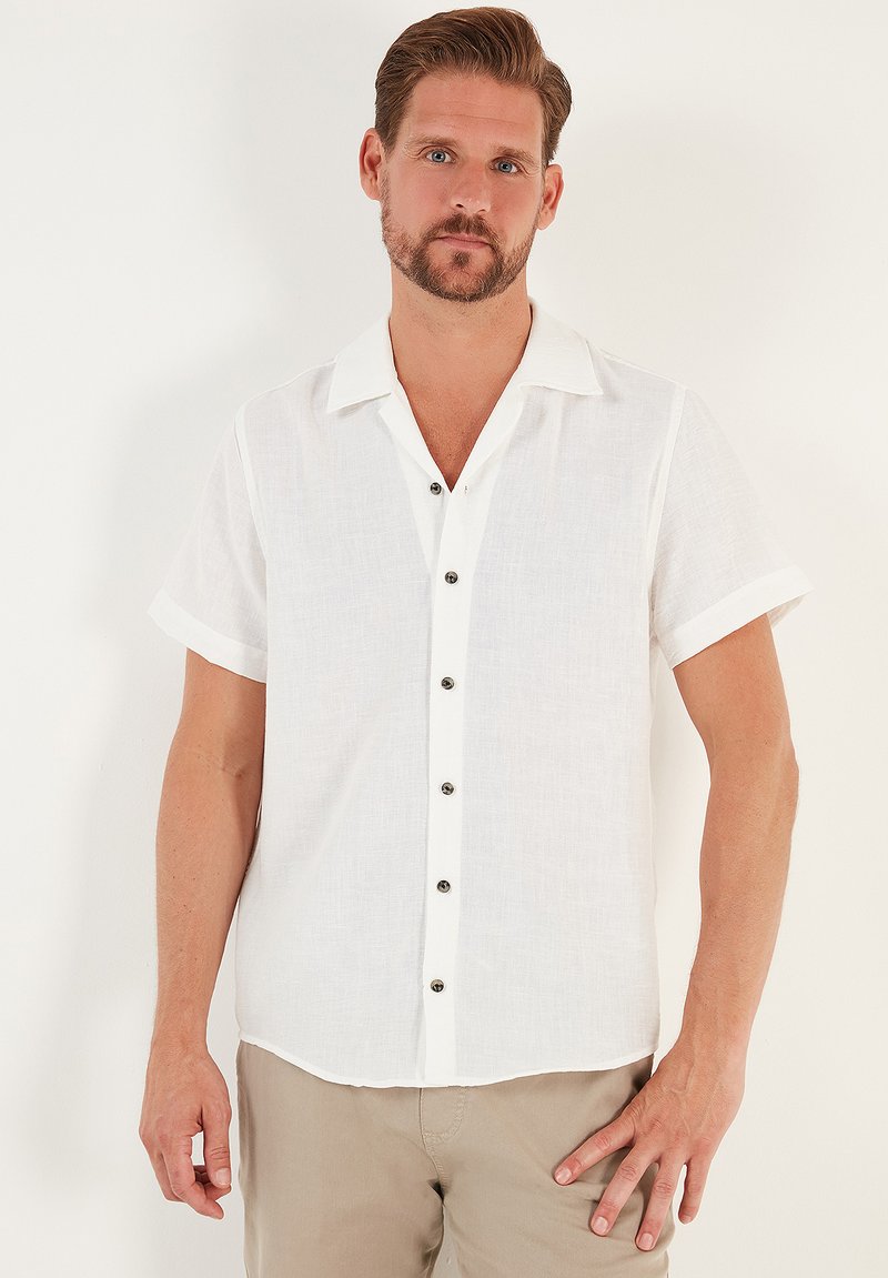 Buratti REGULAR FIT - Majica - white