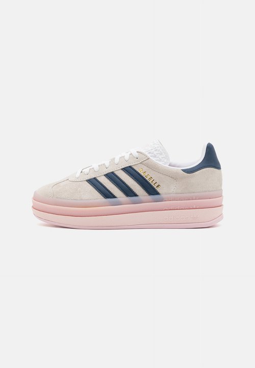 adidas Originals GAZELLE BOLD - Baskets basses - super pop cloud white core white/rose - ZALANDO.BE