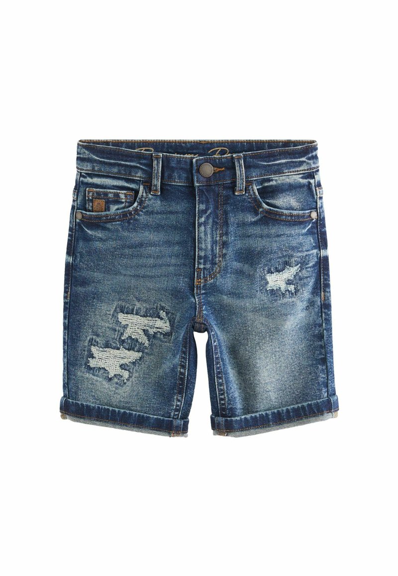 Next DISTRESSREGULAR FIT - Denimshorts - blue