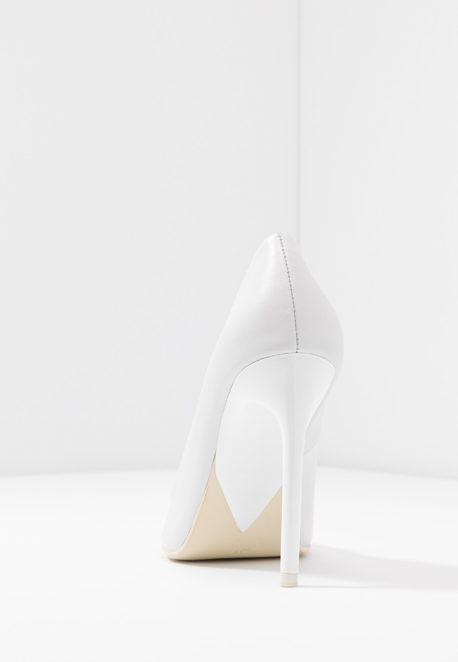 Even\u0026Odd LEATHER PUMP - High heels - white - Zalando.ie