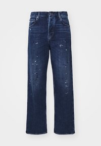 5 POCKETS PANT - Jean boyfriend - blue denim
