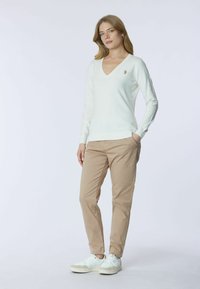 U.S. Polo Assn. SCOLLO A V E - Maglione - off white