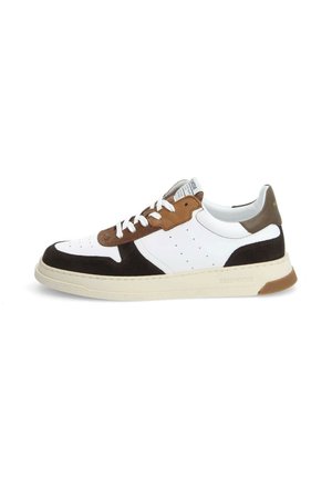 Sneaker low - blanc   marron