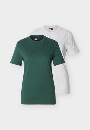 SLIM TEE UNISEX 2 PACK - Βασικό μπλουζάκι - grey/shadow pine