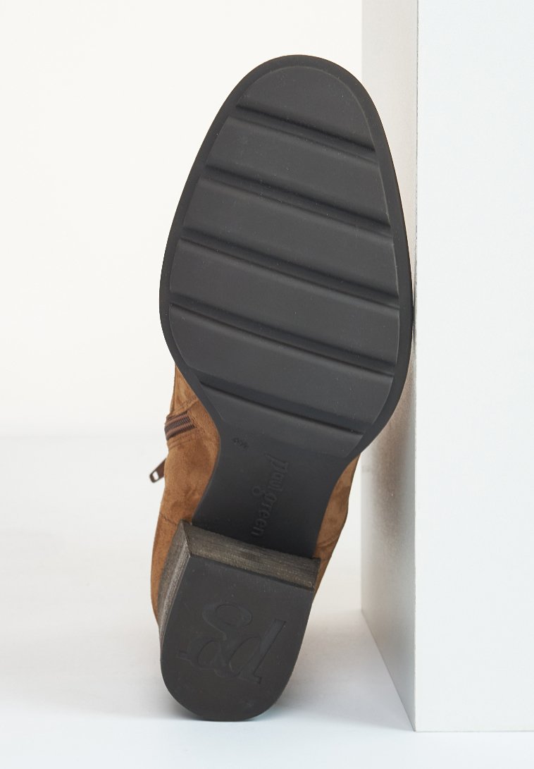 paul green ankle boots cognac
