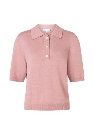 More & More, MORE & MORE KURZES 1/2 ARM-STRICKPOLO, ZIERKNÖPFE - Polo shirt - mellow rose