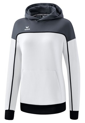 CHANGE BY - Sweat à capuche - weiss slate grey schwarz