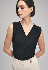 adL WITH SNAP - Blouse - black