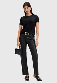 AllSaints REBEL - T-shirt basic - black