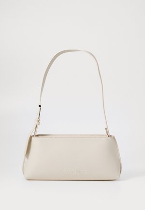 Calvin Klein EMBOSSED LOGO SHOULDER BAG - Handtasche - gray morn