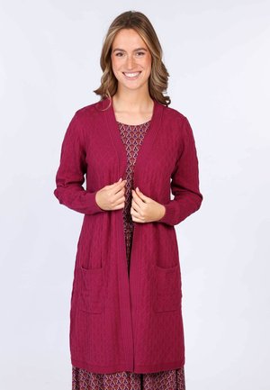 Strickjacke - red wine