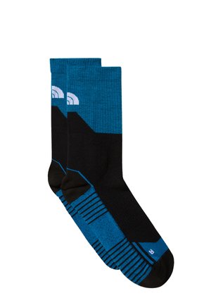 HIKING CREW - Socken - tnf black adriatic blue