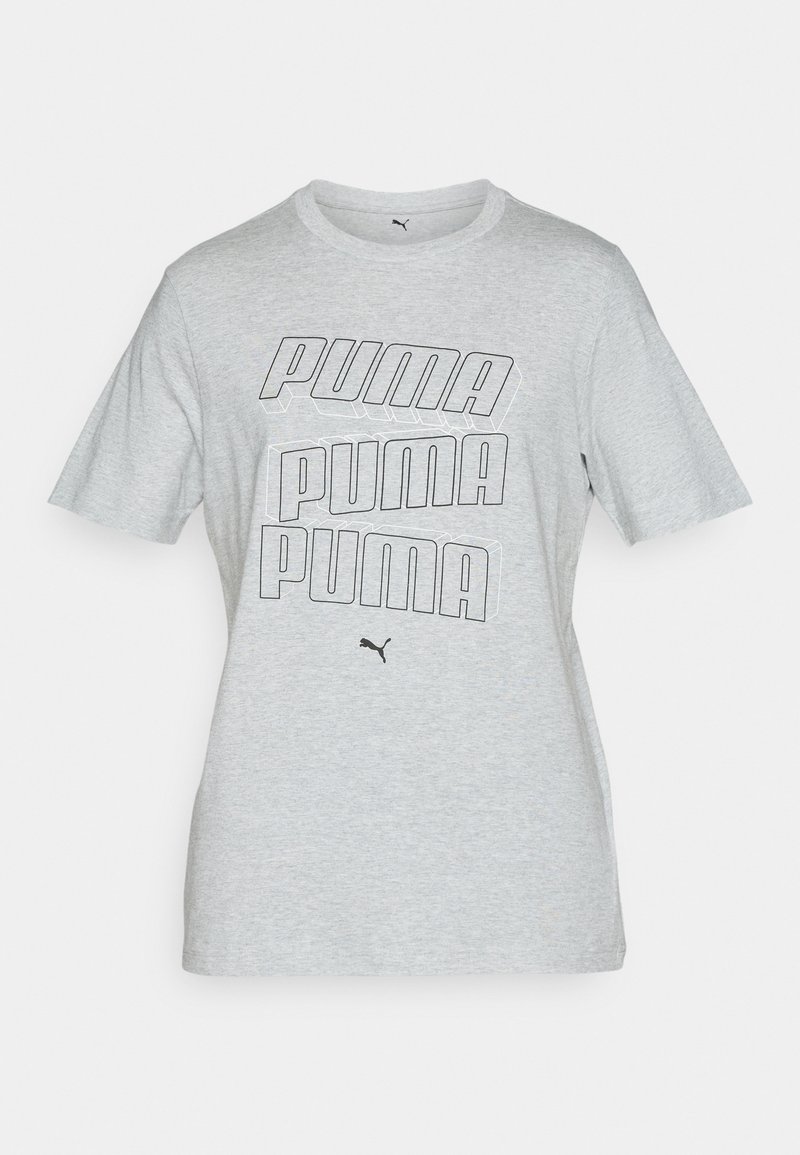 Puma T-shirt print lichtgrijs