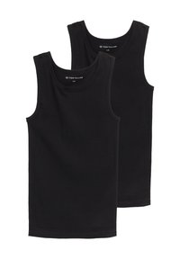 TOM TAILOR Denim Maglietta Donna Manica Corta - Girocollo, Tessuto Texture, Vestibilità Slim, Taglie XS-XXL