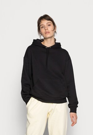 Felpa con cappuccio - black