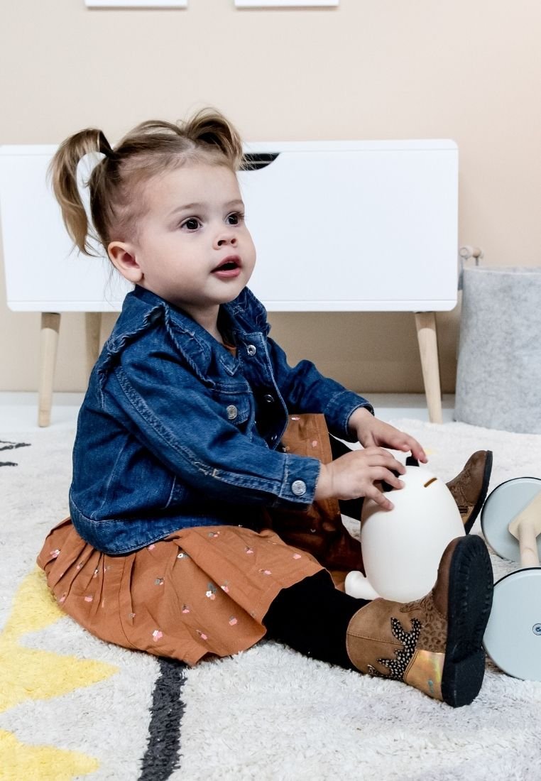 BunniesJR CASSIDY CLASSIC - Cowboy/biker ankle boot - bruin