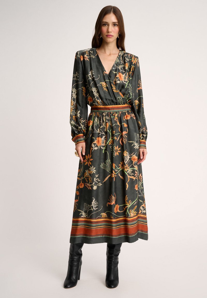 Luisa Spagnoli GAZZA - Robe de jour - var verde arancio var verde ruggine