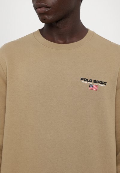 Polo Ralph Lauren POLO SPORT SWEATSHIRT UNISEX - Sweatshirt - desert khaki/black