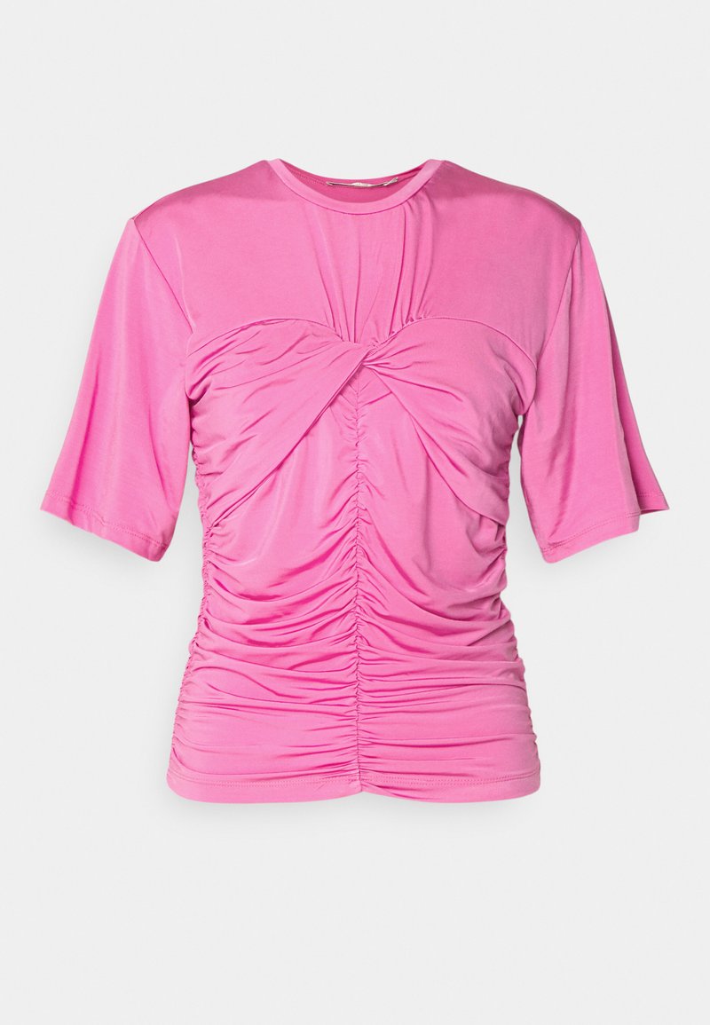 Gestuz T-shirt print donkerroze