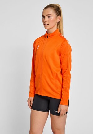 CORE XK - Sweater met rits - orange tiger