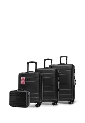LUGGAGE SET WITH WASH BAG AND TAG FROM ABS - Trolley - black