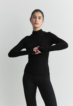 REGULAR FIT - THERMOGEN MAXIMUM WARMTH ROLL NECK THERMAL - Pullover - black