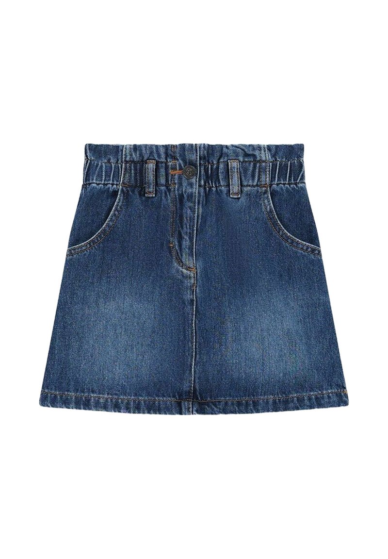 Jupe Courte Jupe Trapeze Jean Mini Jupe Trapèze En Denim Rinsed