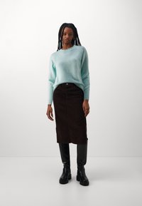 Vero Moda VMDOFFY LS O-NECK GA NOOS - Džemperis - türkis