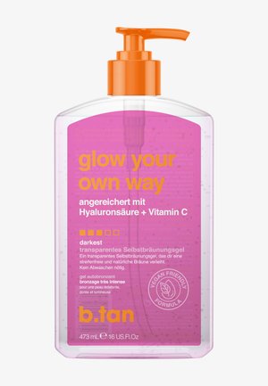 GLOW YOUR OWN WAY - SELF TAN GEL - Selbstbräuner - -