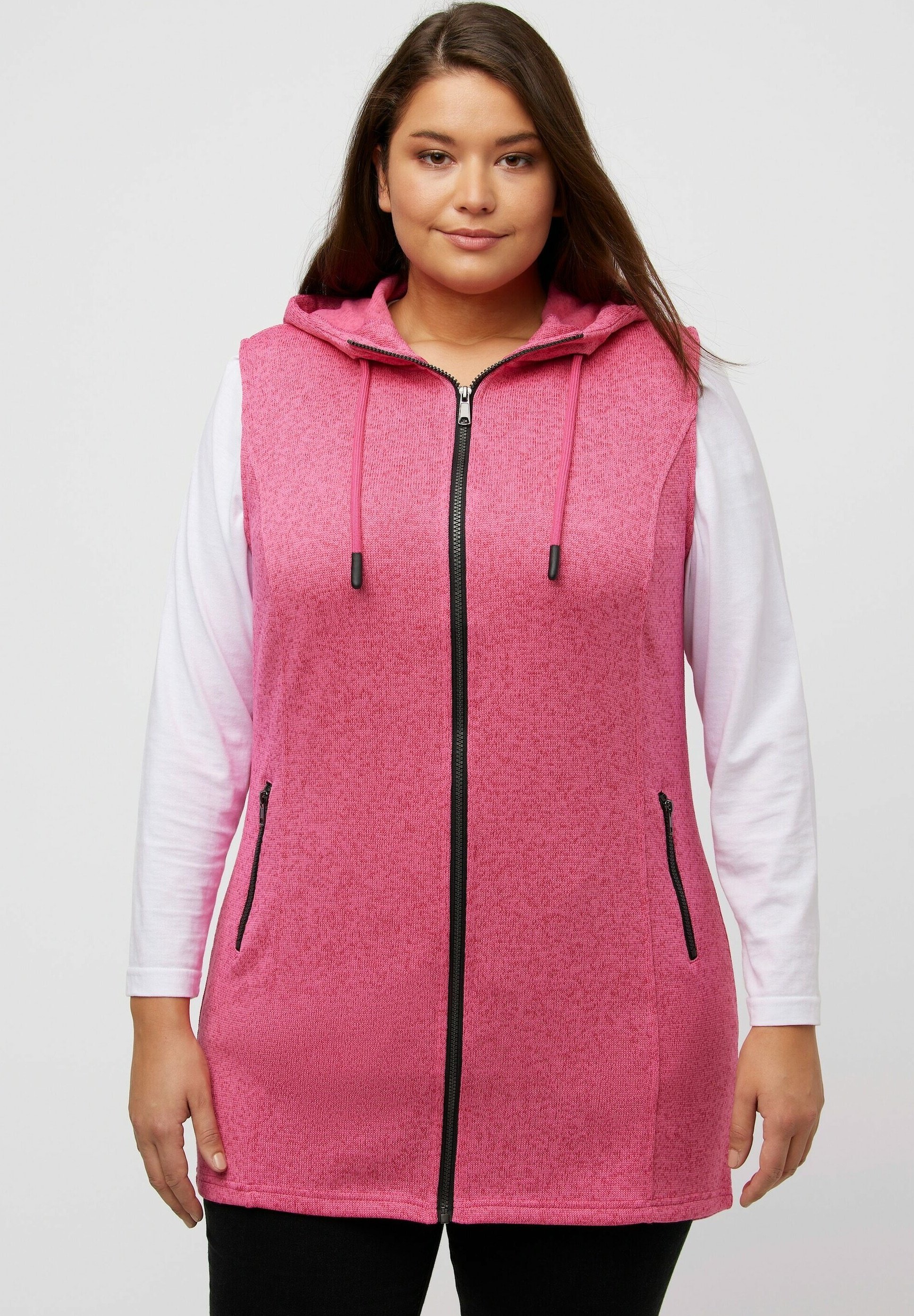 Cardigan Donna Ulla Popken - Maglia Fine Con Scollo A V E Bottoni - Foto 4