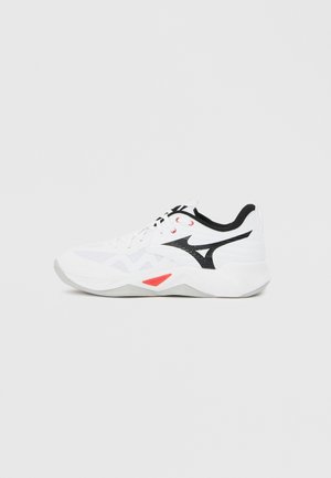 WAVE MOMENTUM PRO UNISEX - Volleyballschuh - white/black/fiery red