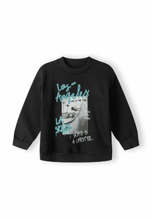 GRAPHIC CREW NECK - Sweatshirt - black