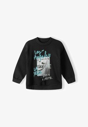 GRAPHIC CREW NECK - Športni pulover - black