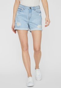 Noisy May - Jeansshort - light blue denim Miniatuurafbeelding 1