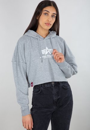 Kapuzenpullover - greyheather white