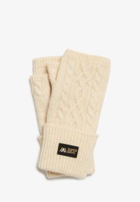 Superdry & Co CABLE LUXE HANDWARMER - Fäustling - oatmeal white