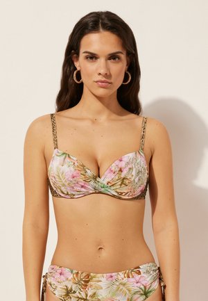 Calzedonia WILD TROPICS - Bikini top - Multicolor