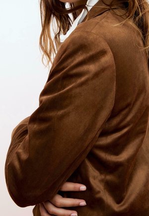 Stradivarius, Manteau court - dark brown