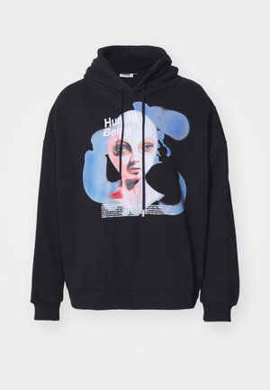 GCDS HUMAN BEING HOODIE UNISEX - Hoodie - black